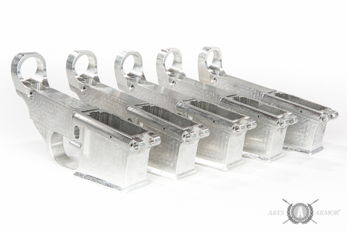 80% AR15 Raw Billet Lowers - 5 Pack