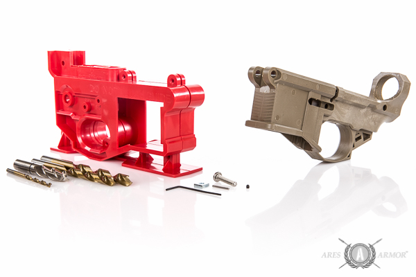 G150 P2 Polymer 80 AR-15 Receiver Kit - FDE
