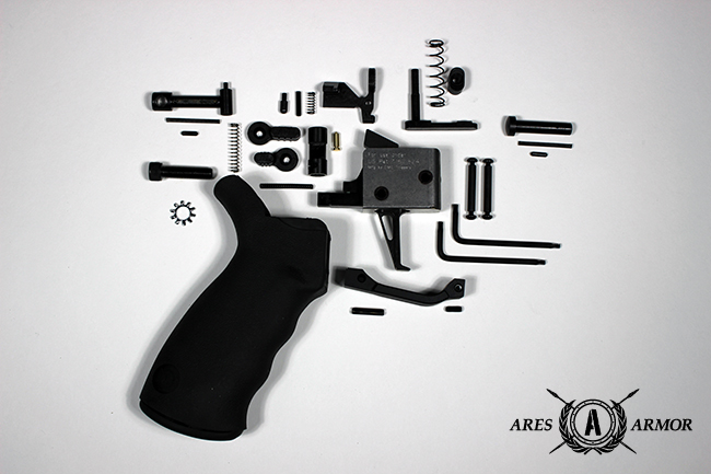Archimedes AR15 Lower Parts Kit - Flat
