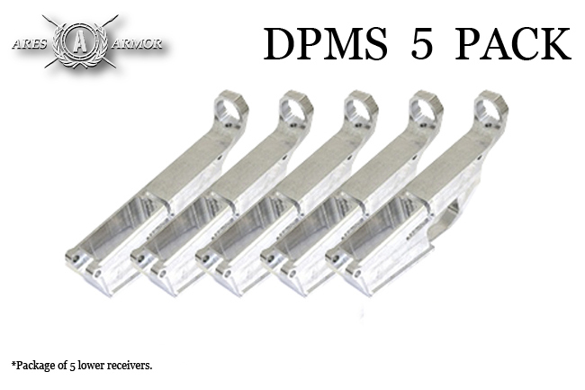 80% AR10 RAW Lowers - 5 Pack