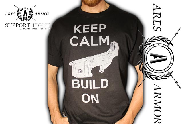 KEEP CALM, BUILD ON - Men's Tshirt