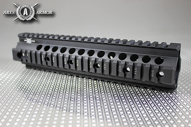 10 inch Ares Armor Quad Rail